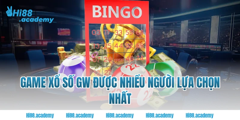 Game xổ số GW được nhiều người lựa chọn nhất tại Hi88