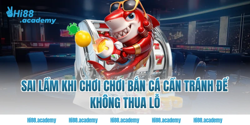 Sai lầm khi chơi chơi bắn cá cần tránh để không thua lỗ tại Hi88