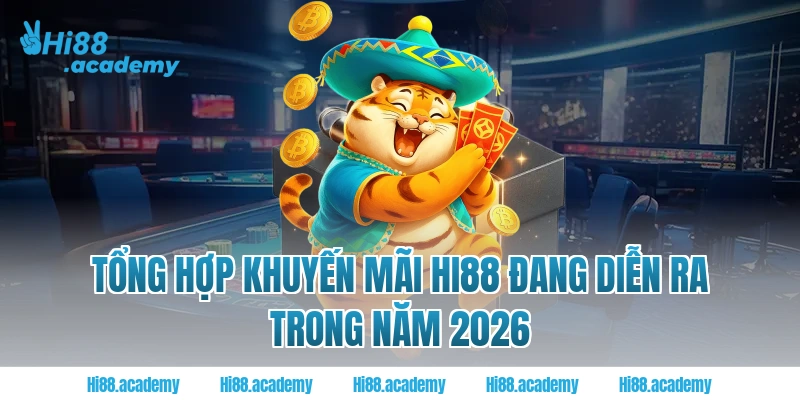 Tổng hợp khuyến mãi Hi88 đang diễn ra trong năm 2026